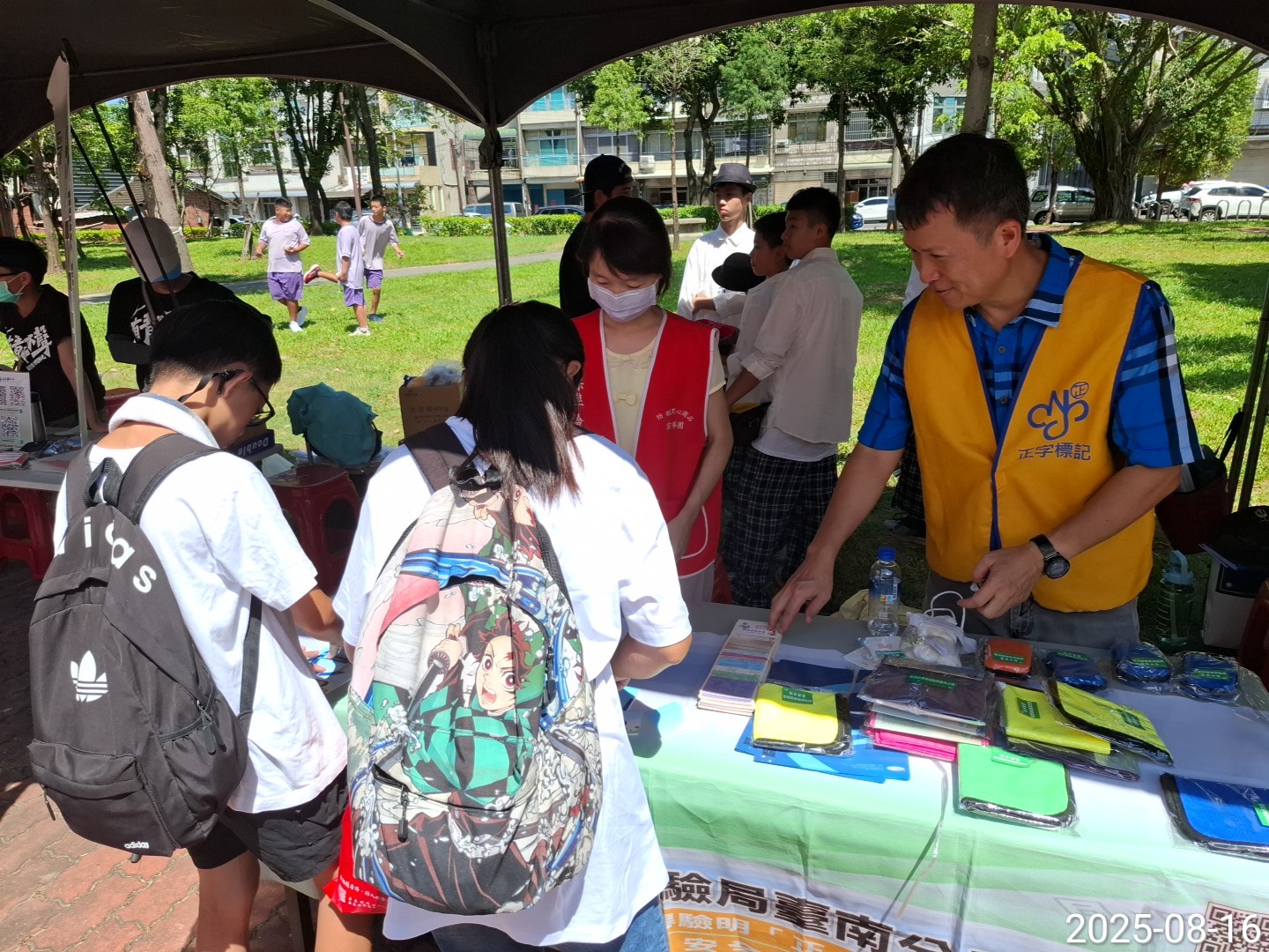 8月16日嘉義縣警局舉辦青春專案 標準檢驗局臺南分局114年8月辦理11場業務推廣活動花絮